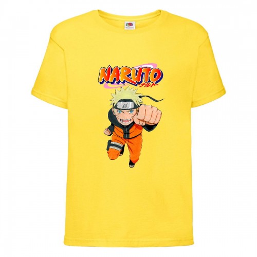 Футболка детская Наруто 007 (Naruto) желтая (NAR yel 007) 140 см Футболка детская Наруто 007 (Naruto) желтая (NAR yel 007) 140 см