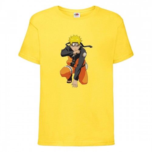 Футболка детская Наруто 045 (Naruto) желтая (NAR yel 045) 128 см Футболка детская Наруто 045 (Naruto) желтая (NAR yel 045) 128 см