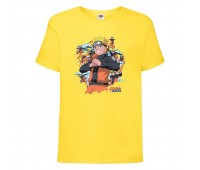 Футболка детская Наруто 055 (Naruto) желтая (NAR yel 055) 128 см