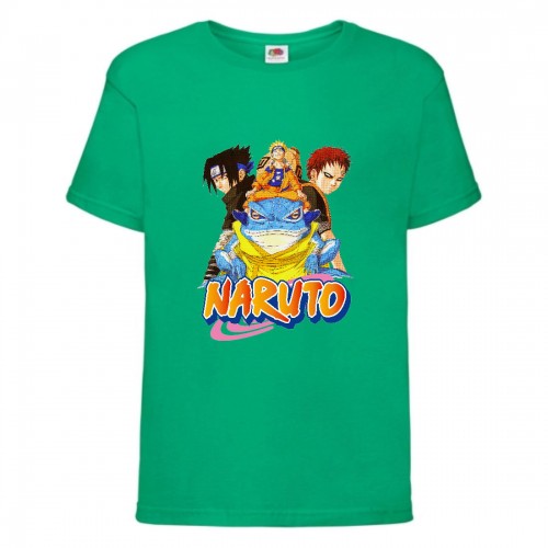 Футболка детская Наруто 001 (Naruto) зеленая (NAR grn 001) 164 см Футболка детская Наруто 001 (Naruto) зеленая (NAR grn 001) 164 см