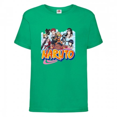 Футболка детская Наруто 024 (Naruto) зеленая (NAR grn 024) 152 см Футболка детская Наруто 024 (Naruto) зеленая (NAR grn 024) 152 см