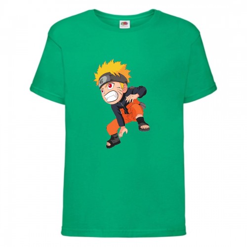 Футболка детская Наруто 029 (Naruto) зеленая (NAR grn 029) 152 см Футболка детская Наруто 029 (Naruto) зеленая (NAR grn 029) 152 см