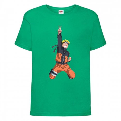 Футболка детская Наруто 039 (Naruto) зеленая (NAR grn 039) 164 см Футболка детская Наруто 039 (Naruto) зеленая (NAR grn 039) 164 см