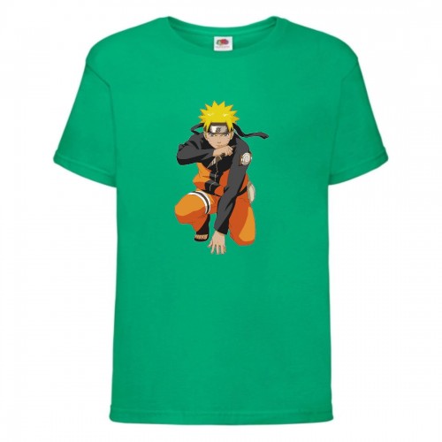 Футболка детская Наруто 045 (Naruto) зеленая (NAR grn 045) 128 см Футболка детская Наруто 045 (Naruto) зеленая (NAR grn 045) 128 см