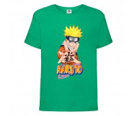 Футболка детская Наруто 048 (Naruto) зеленая (NAR grn 048) 152 см Футболка детская Наруто 048 (Naruto) зеленая (NAR grn 048) 152 см