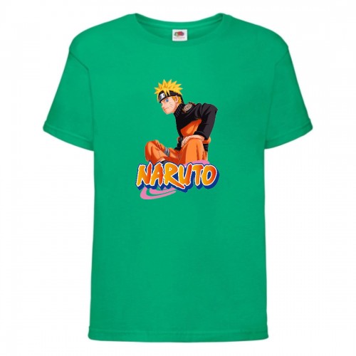 Футболка детская Наруто 054 (Naruto) зеленая (NAR grn 054) 164 см Футболка детская Наруто 054 (Naruto) зеленая (NAR grn 054) 164 см