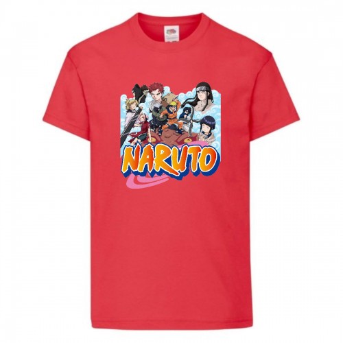 Футболка детская Наруто 024 (Naruto) красная (NAR rd 024) 140 см Футболка детская Наруто 024 (Naruto) красная (NAR rd 024) 140 см