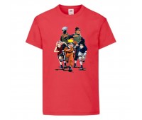 Футболка детская Наруто 025 (Naruto) красная (NAR rd 025) 140 см Футболка детская Наруто 025 (Naruto) красная (NAR rd 025) 140 см