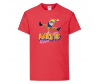 Футболка детская Наруто 037 (Naruto) красная (NAR rd 037) 140 см Футболка детская Наруто 037 (Naruto) красная (NAR rd 037) 140 см