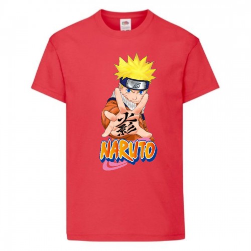 Футболка детская Наруто 048 (Naruto) красная (NAR rd 048) 140 см Футболка детская Наруто 048 (Naruto) красная (NAR rd 048) 140 см