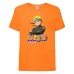 Футболка детская Наруто 035 (Naruto) оранжевая (NAR orn 035) 164 см