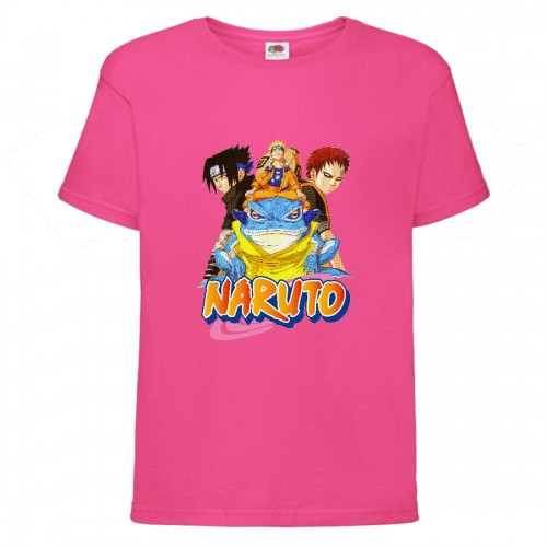 Футболка детская Наруто 001 (Naruto) розовая (NAR pnc 001) 164 см Футболка детская Наруто 001 (Naruto) розовая (NAR pnc 001) 164 см
