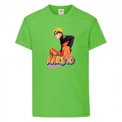 Футболка детская Наруто 054 (Naruto) светлозеленая (NAR lgrn 054) 128 см Футболка детская Наруто 054 (Naruto) светлозеленая (NAR lgrn 054) 128 см