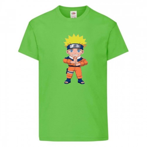 Футболка детская Наруто 060 (Naruto) светлозеленая (NAR lgrn 060) 128 см Футболка детская Наруто 060 (Naruto) светлозеленая (NAR lgrn 060) 128 см