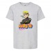 Футболка детская Наруто 035 (Naruto) серая (NAR gry 035) 128 см