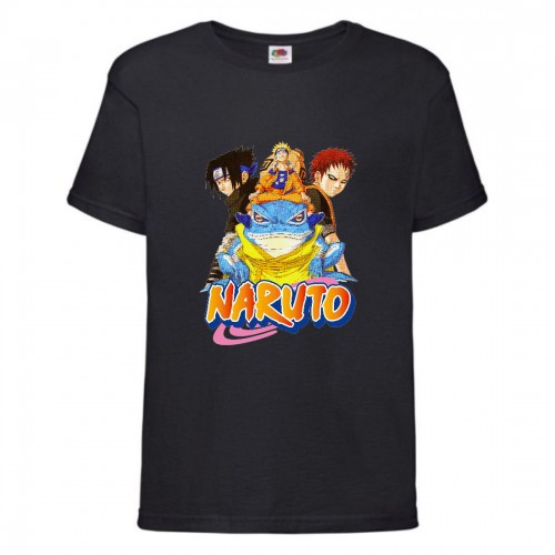 Футболка детская Наруто 001 (Naruto) черная (NAR blc 001) 140 см Футболка детская Наруто 001 (Naruto) черная (NAR blc 001) 140 см