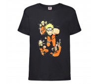 Футболка детская Наруто 005 (Naruto) черная (NAR blc 005) 128 см Футболка детская Наруто 005 (Naruto) черная (NAR blc 005) 128 см