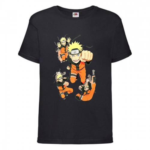 Футболка детская Наруто 005 (Naruto) черная (NAR blc 005) 128 см Футболка детская Наруто 005 (Naruto) черная (NAR blc 005) 128 см