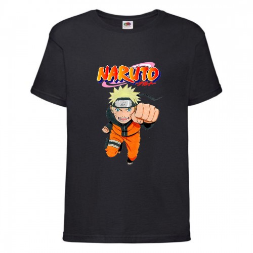 Футболка детская Наруто 007 (Naruto) черная (NAR blc 007) 128 см Футболка детская Наруто 007 (Naruto) черная (NAR blc 007) 128 см