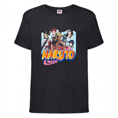 Футболка детская Наруто 024 (Naruto) черная (NAR blc 024) 128 см Футболка детская Наруто 024 (Naruto) черная (NAR blc 024) 128 см