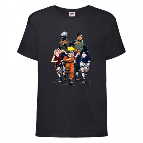 Футболка детская Наруто 025 (Naruto) черная (NAR blc 025) 128 см Футболка детская Наруто 025 (Naruto) черная (NAR blc 025) 128 см