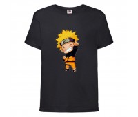 Футболка детская Наруто 030 (Naruto) черная (NAR blc 030) 128 см Футболка детская Наруто 030 (Naruto) черная (NAR blc 030) 128 см