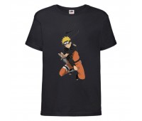 Футболка детская Наруто 047 (Naruto) черная (NAR blc 047) 128 см Футболка детская Наруто 047 (Naruto) черная (NAR blc 047) 128 см