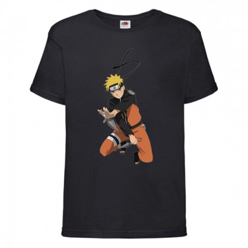 Футболка детская Наруто 047 (Naruto) черная (NAR blc 047) 128 см Футболка детская Наруто 047 (Naruto) черная (NAR blc 047) 128 см