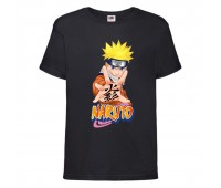 Футболка детская Наруто 048 (Naruto) черная (NAR blc 048) 128 см Футболка детская Наруто 048 (Naruto) черная (NAR blc 048) 128 см