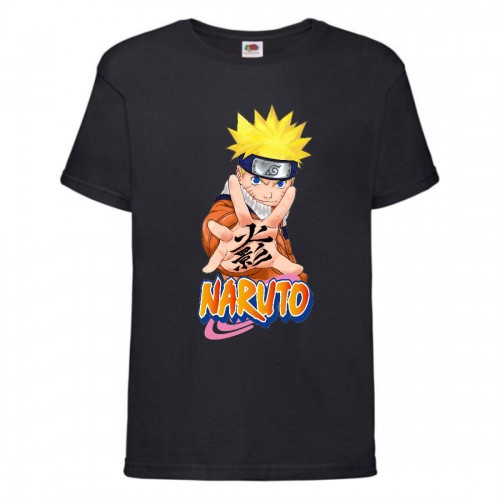 Футболка детская Наруто 048 (Naruto) черная (NAR blc 048) 128 см Футболка детская Наруто 048 (Naruto) черная (NAR blc 048) 128 см