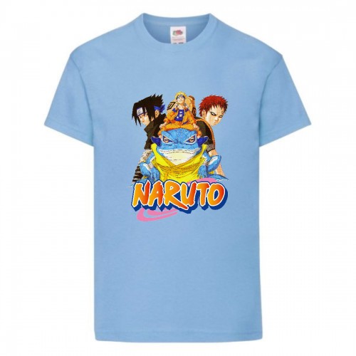 Футболка детская Наруто 001 (Naruto) светлоголубая (NAR llbl 001) 140 см Футболка детская Наруто 001 (Naruto) светлоголубая (NAR llbl 001) 140 см