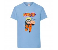 Футболка детская Наруто 007 (Naruto) светлоголубая (NAR llbl 007) 140 см Футболка детская Наруто 007 (Naruto) светлоголубая (NAR llbl 007) 140 см