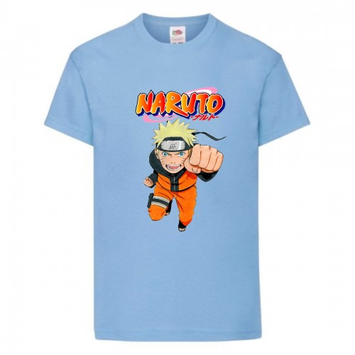 Футболка детская Наруто 007 (Naruto) светлоголубая (NAR llbl 007) 140 см Футболка детская Наруто 007 (Naruto) светлоголубая (NAR llbl 007) 140 см