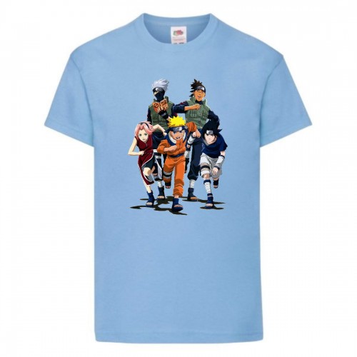 Футболка детская Наруто 025 (Naruto) светлоголубая (NAR llbl 025) 140 см Футболка детская Наруто 025 (Naruto) светлоголубая (NAR llbl 025) 140 см