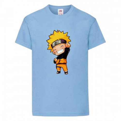 Футболка детская Наруто 030 (Naruto) светлоголубая (NAR llbl 030) 140 см Футболка детская Наруто 030 (Naruto) светлоголубая (NAR llbl 030) 140 см
