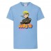 Футболка детская Наруто 035 (Naruto) светлоголубая (NAR llbl 035) 140 см