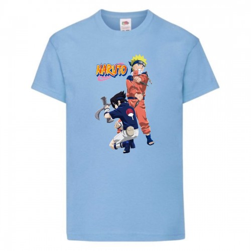 Футболка детская Наруто 050 (Naruto) светлоголубая (NAR llbl 050) 140 см Футболка детская Наруто 050 (Naruto) светлоголубая (NAR llbl 050) 140 см