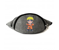 Сумка Бананка на пояс Наруто  (Naruto-01) Cappuccino Toys Серая