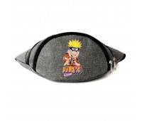 Сумка Бананка на пояс Наруто  (Naruto-04) Cappuccino Toys Серая
