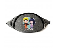 Сумка Бананка на пояс Наруто  (Naruto-05) Cappuccino Toys Серая