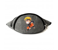 Сумка Бананка на пояс Наруто  (Naruto-09) Cappuccino Toys Серая