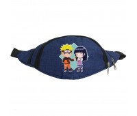 Сумка Бананка на пояс Наруто  (Naruto-05) Cappuccino Toys синяя