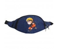 Сумка Бананка на пояс Наруто  (Naruto-09) Cappuccino Toys синяя