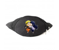 Сумка Бананка на пояс Наруто  (Naruto-02) Cappuccino Toys черная