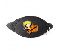 Сумка Бананка на пояс Наруто  (Naruto-03) Cappuccino Toys черная