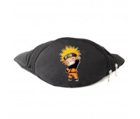 Сумка Бананка на пояс Наруто  (Naruto-08) Cappuccino Toys черная