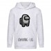 Худи детская Амонг ас 008 (Among us) серая (AMU gry 008) 116 см
