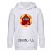 Худи детская Амонг ас 009 (Among us) серая (AMU gry 009) 116 см