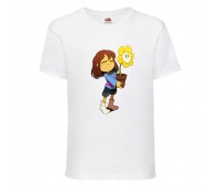 Футболка детская Андертейл 001 (Undertale) белая (UNTA 001) 116 см Футболка детская Андертейл 001 (Undertale) белая (UNTA 001) 116 см