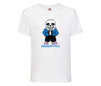 Футболка детская Андертейл 006 (Undertale) белая (UNTA 006) 116 см Футболка детская Андертейл 006 (Undertale) белая (UNTA 006) 116 см